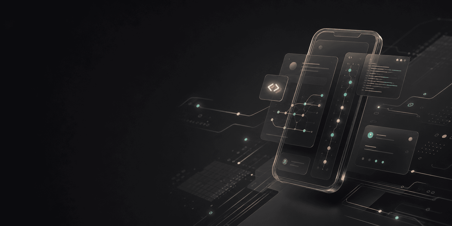 Cinematic Android engineering visual